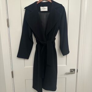 MaxMara Classic Manuela Black Coat
